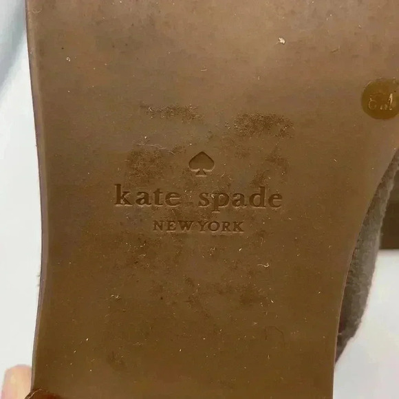 Kate Spade Sabina Suede Buckle Boot - Moto - Biker - Tan - Size 8 - Picture 7 of 8